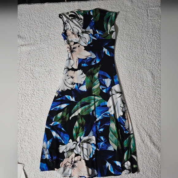 White House Black Market Women's Dress S Floral  Sleeveless - Picture 4 of 9